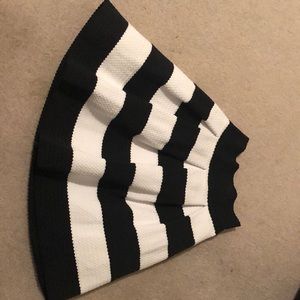 Black and white skirt!